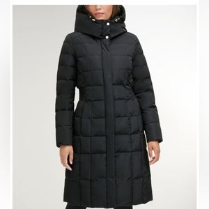 Cole Haan Bib Insert Down & Feather Fill Coat, size S